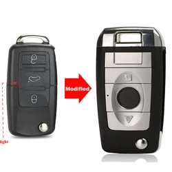 Custodia per Chiave Flip Fob Potenziata per Veicoli Volkswagen