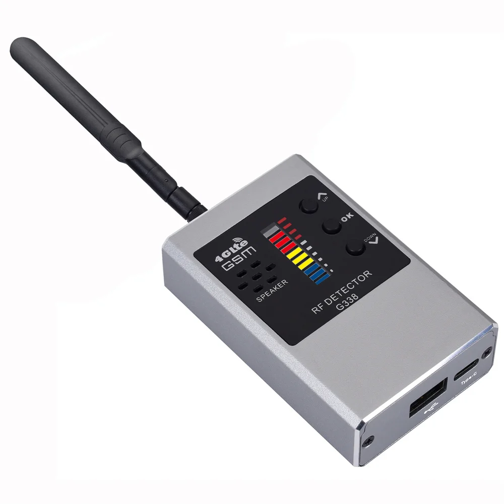 NEW RF Signal Detector Wifi Hidden Camera Finder Anti-Spy Listen Sweeper Cell Phone Bugs Wireless Listening Device GPS Tracker