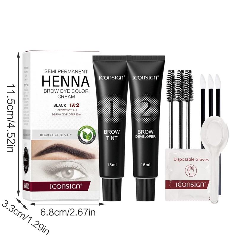 

Eyebrow Color 5-7 Days Eyebrow Dye Eyelash and Eyebrow Tint for Salon