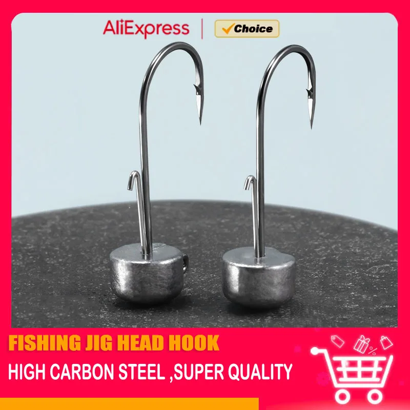Têtes plombées Ned rig 1.5g à 6g pour leurres souples - Accessoires de pêche truite et carnassiers