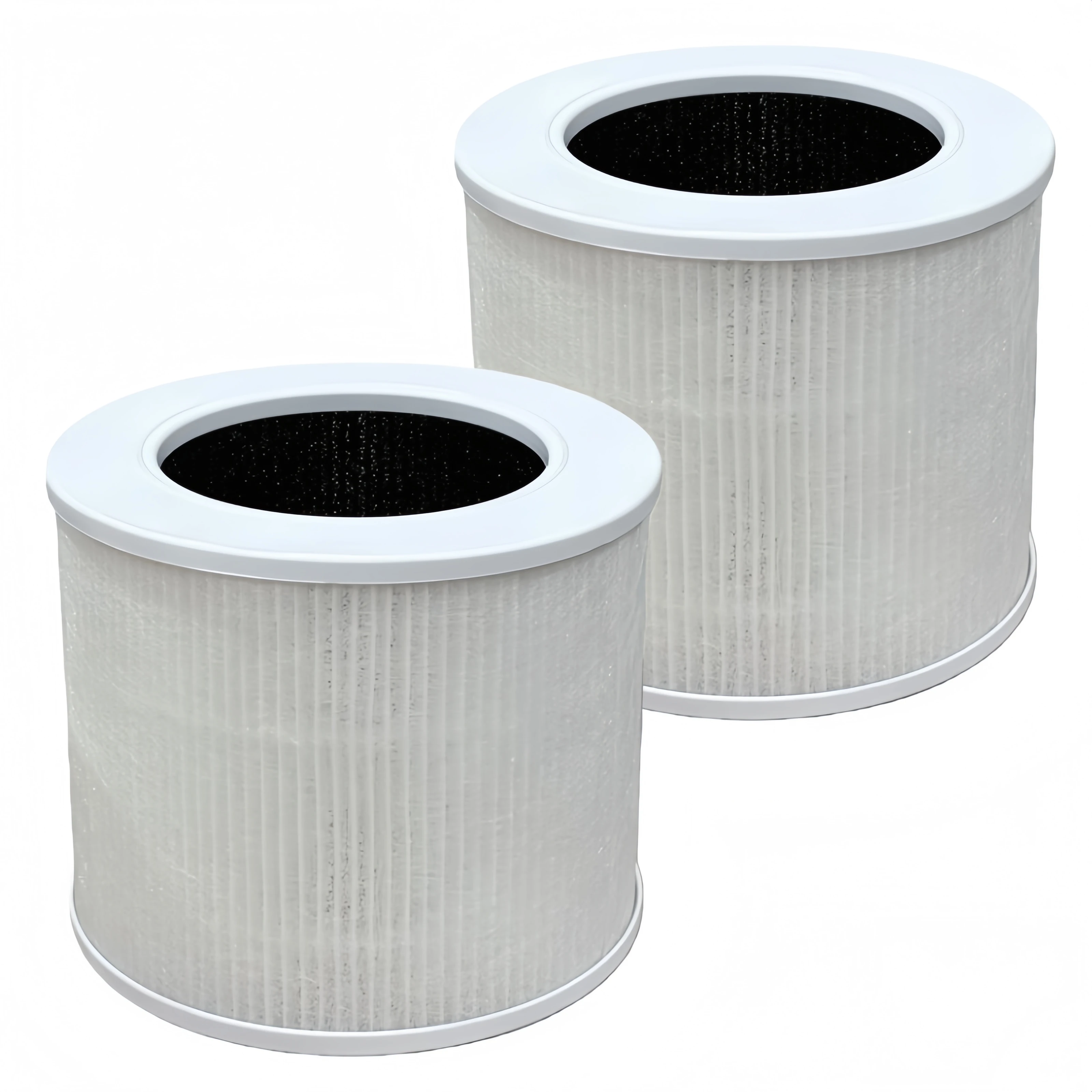 Filtre de rechange LEVOIT Core Mini/P installé dans le purificateur, vue latérale.