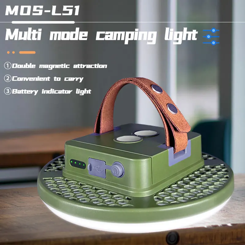 

Портативная подвеска MOSLIGHTING, магнитное всасывание, высокая мощность, ультраяркая женская, для кемпинга, разнофункциональная палатка, для рыбалки