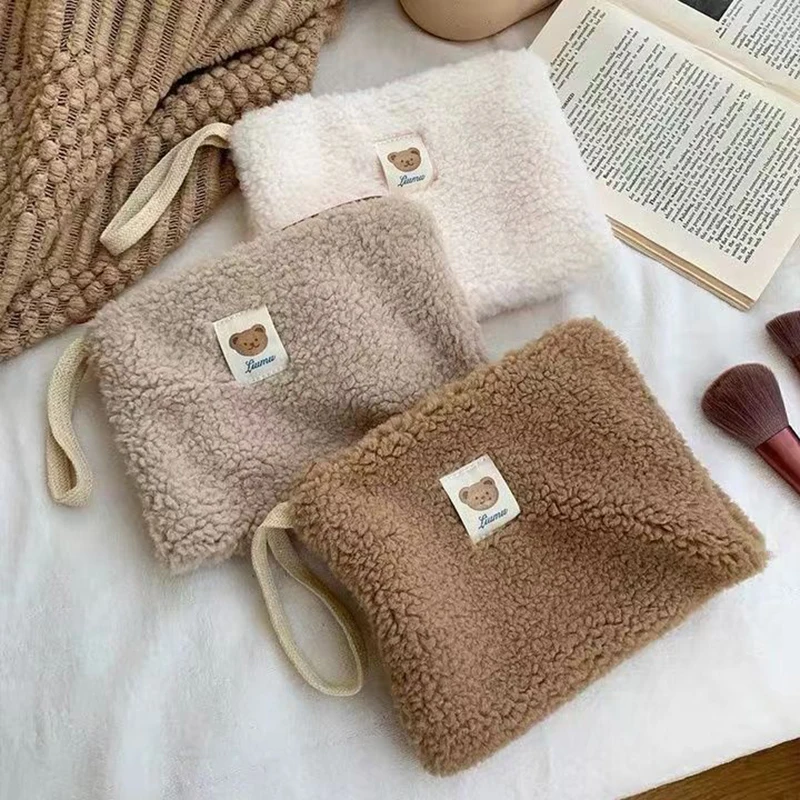 Cosmetic Bags Cases Evening Bags Winter New Teddy Crossbody Bags