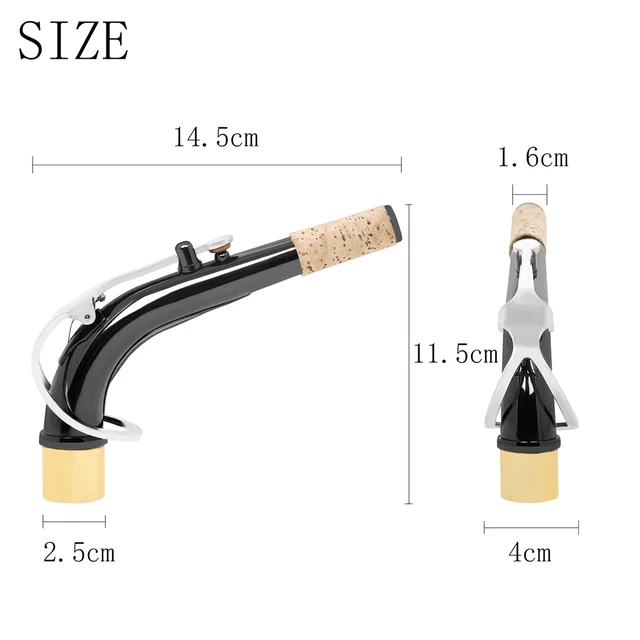 Saxophone Bent Neck, Alto Saxophone Neck Set with Clearing Cloth Highly Resonant Stable Sax Neck for Sax Parts Replacement Liyafy 24.5mm Alto Sax Bend Neck - Brass Replacement Kenya | Ubuy