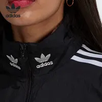 Adidas Originals Authentic Trefoil Logo Veste de sport décontractée à col montant pour femme H22875 4