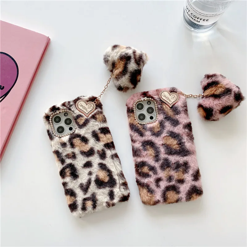 SODIAL(TM) Custodia 3D in TPU Leopardata con Coda per iPhone 4 4S