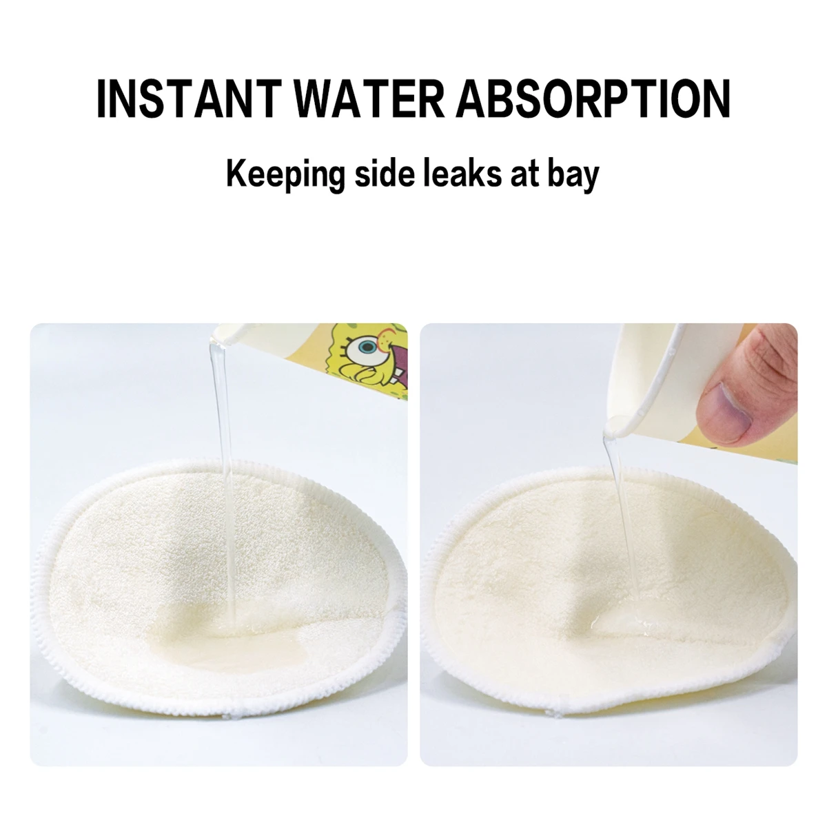 Breast Pads Milk Pads 2pcs Organic Bamboo Viscose Nursing Breast Pads Washable Breastfeeding Pads Reusable Breast For Breastfeeding Nursing