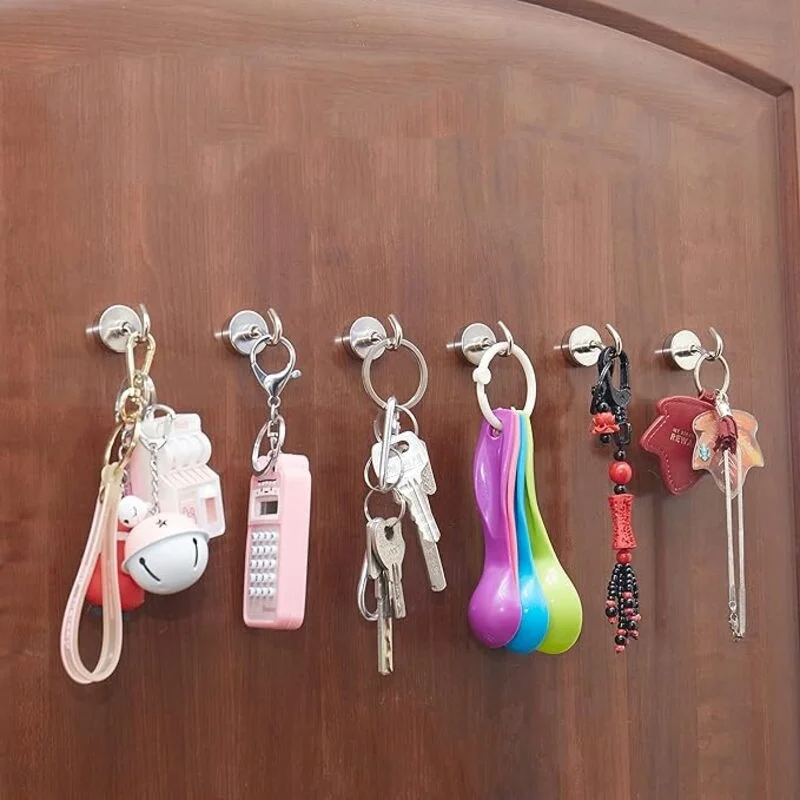 Magnetic Hooks Heavy Duty,Strong Magnet Hooks for Cruise Essentials, Neodymium Earth Magnets with Hook for Hanging 6