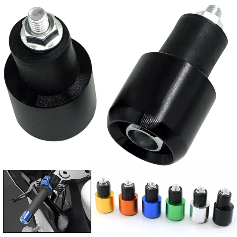 

Aluminum Alloy Handlebar Grips Cap CNC Motorcycle Handle Bar End Universal Counterweight Plug for Mototbike Electricbike Scooter