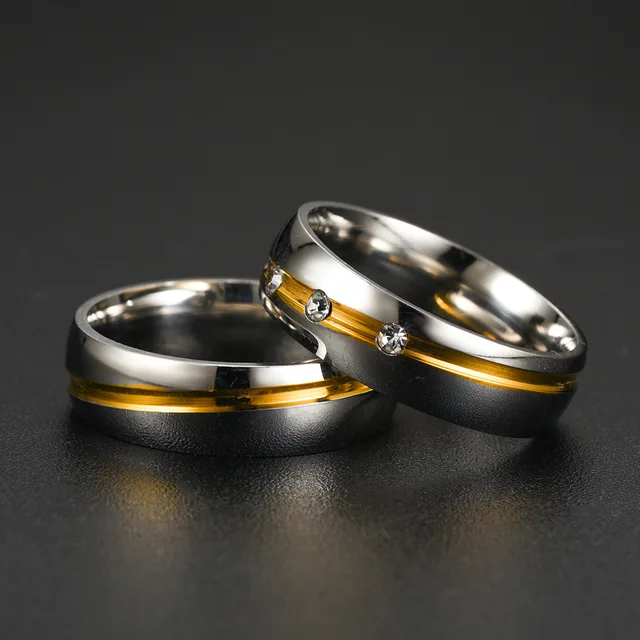94725-c672e2.jpg Bagues de Couple en acier inoxydable pour hommes et femmes, incrustation de strass, zircone, bijoux de fête de mariage, cadeaux de saint valentin