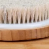 Professional Dry Brush Dry Skin Body Brush Cellulite Massager with Horsehair Back Brush Scrubber Skin Clean and Exfoliation 3