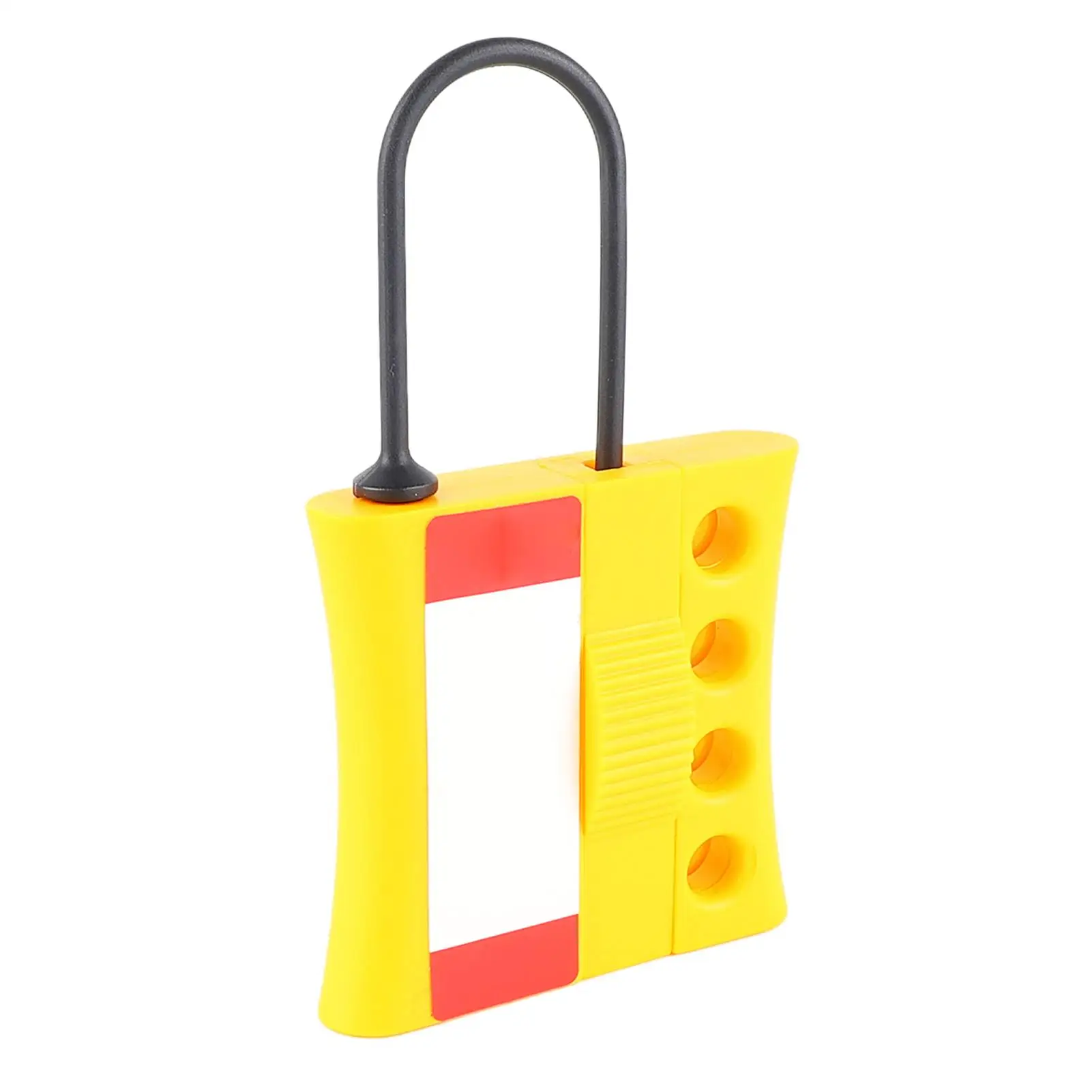 4-Hole Lockout Hasp-Insulated Secure Multi-Function Padlock Tagout Tool, Tamper-Proof Safety Device