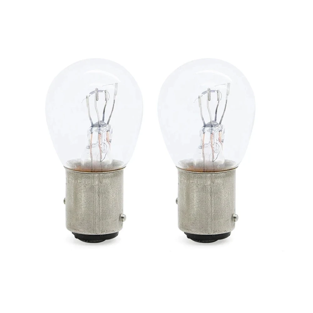 6V 21/5W Stop Brake Tail Light Bulb Warm White Double Filament Halogen Bulb For Motorcycle 122-84514-00 122-84514-30