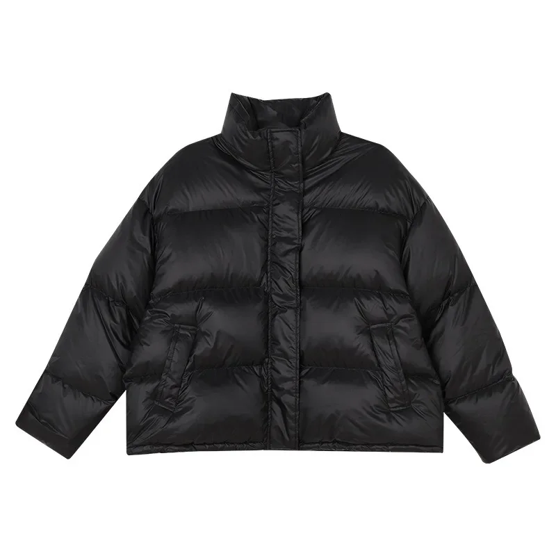 2024 New Women Down Jacket Winter Coat Female Short Parkas Loose Thick Warm Outwear Versatile Leisure Time Fashion Overcoat
