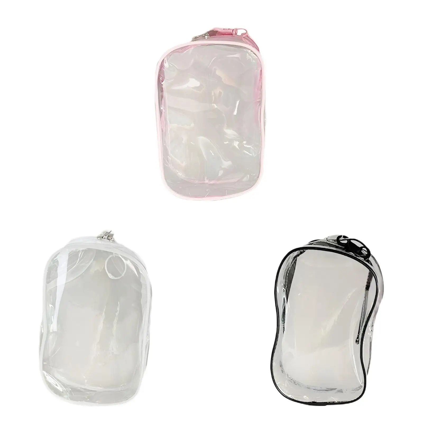 Clear Figure Display Bag Portable Tiny Doll Pouch for 15cm Figure Doll