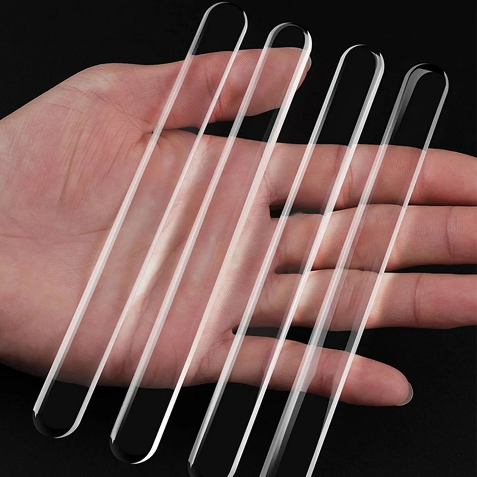

4Pcs/Set Car Door Handle Bowl Stickers Transparent Anti Scratch Protection Strips Rearview Mirror Anti-collision Sticker