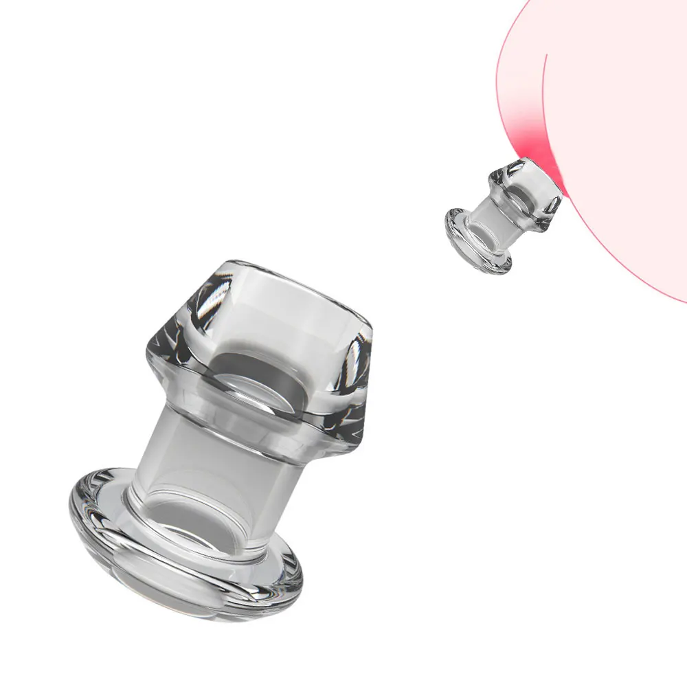 Hollow Anal Plug with Stopper Anal Expander Toys Anus Dilation Sex Toys For Men Gay Butt Plug Women Adult 4 Sizes anal plug dilator