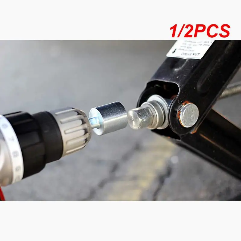 

1/2PCS Leveling Scissor Jack Drill Bit Adapter For 3/4" Electric Drills Hex Drive Jacks Plug-in Drill Adapter Carbon Steel