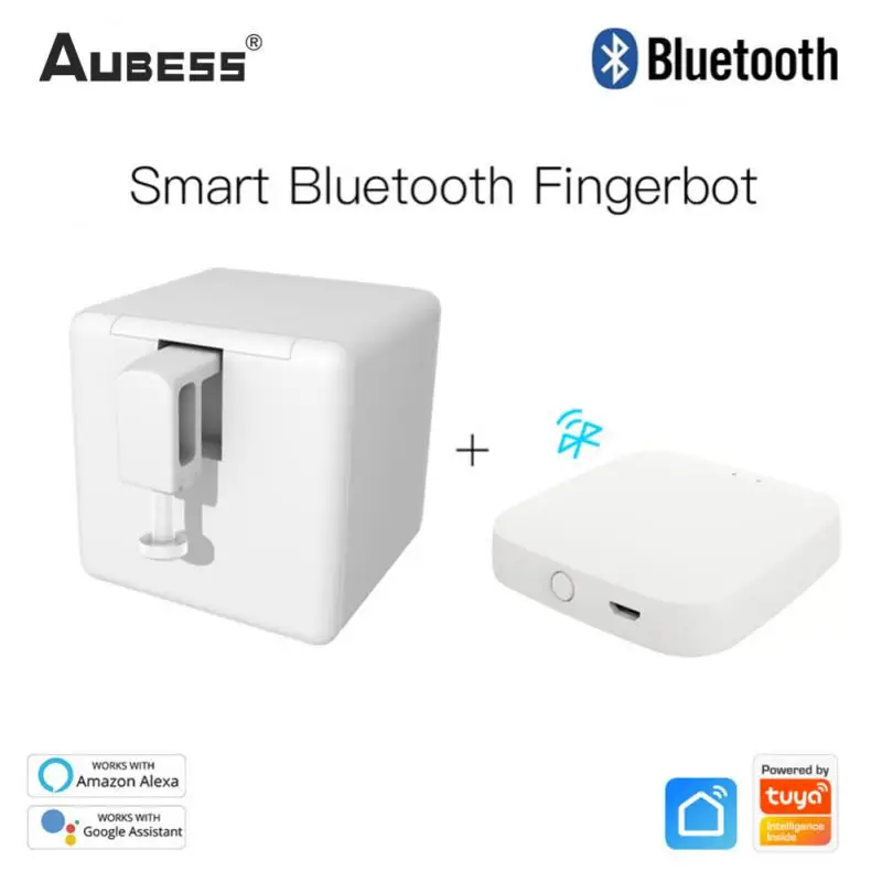

Tuya Smart Finger Robot Switch Bluetooth-compatible Mechanical Arms Bot Button Pusher Smart Life App Voice Control Alexa Google