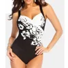 Bikini Sexy 2026 Floral Bikini Set Women Retro Ruched One Piece Swimwear Tummy Control Swimsuit Brazilian Bathing Suit Beachwear