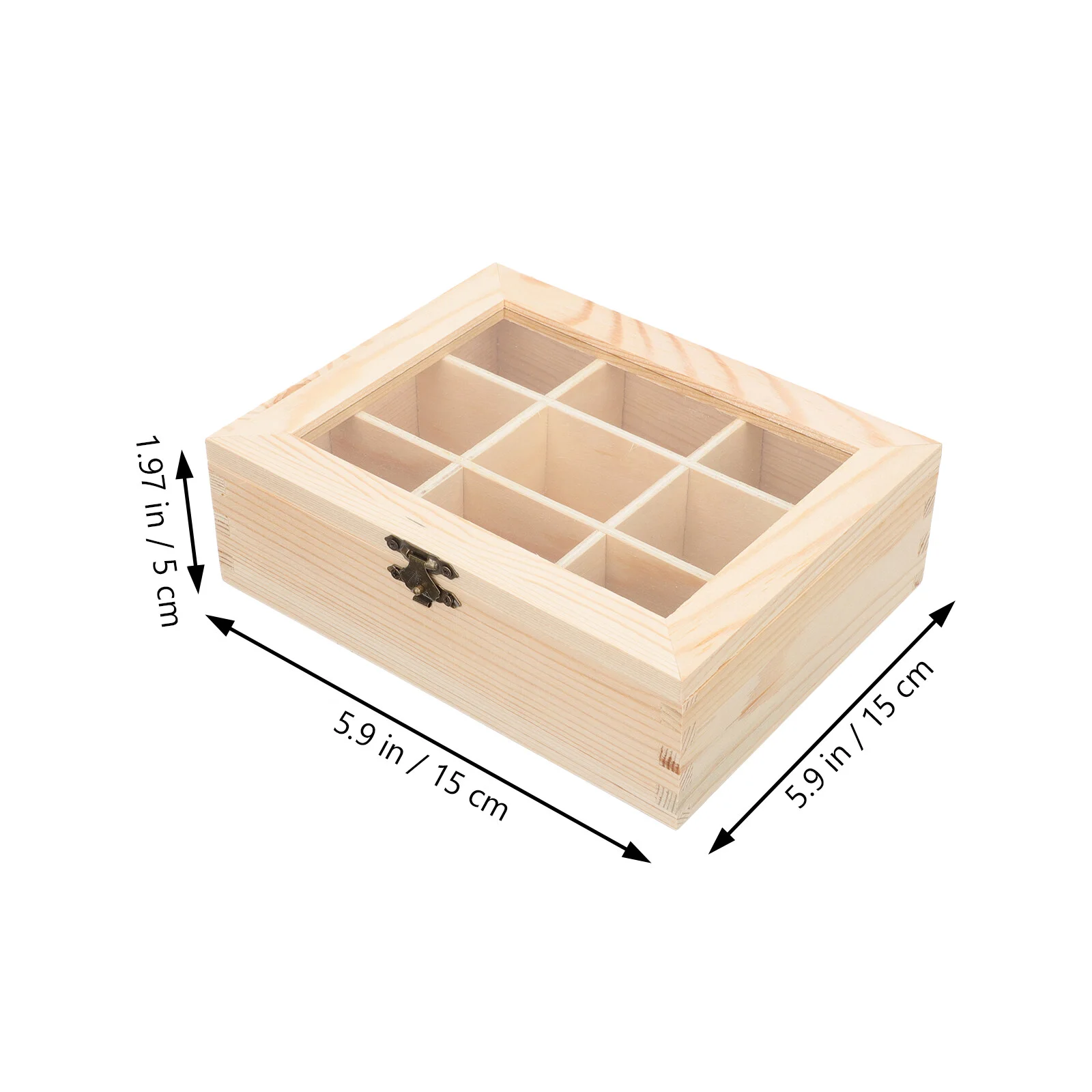 Tea Bag Countertop Holder Restaurant Coffee Organizer Compartment Tea Box tea tin box,tea canister