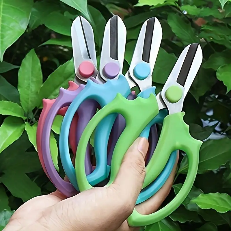 스테인리스 스틸 꽃꽂이 및 가지치기용 넓은 날의 정원 가위