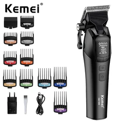 Professional Rechargeable Cordless Barber Hair Clippers & Trimmer (No box)