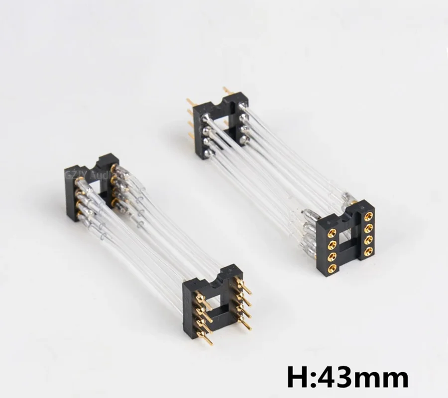 DIP-8 직선형 플러그 확장 소켓 OP AMP 개별적인 연산 증폭기가 있는 연산 증폭기 IC는 납땜용 은도금 주석 와이어를 사용합니다.