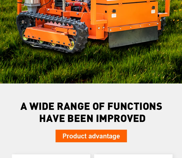 Description Picture 5 of itemBest 25HP Remote Control Robot Lawn Mower Gasoline Powered Garden Grass Cutter Cutting Width 900MM Trimmer