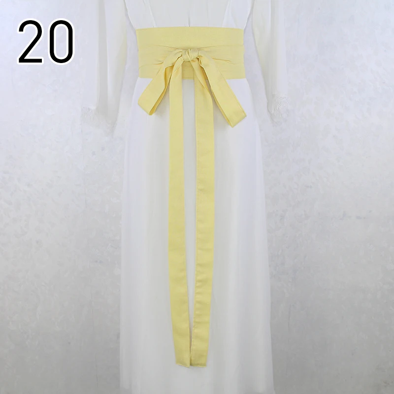 Chinesischer traditioneller Hanfu-Gürtel, antiker Stil, Yukata-Kleid, Kimono, Obi-Gürtel, Baumwolle, Leinen, Korsett, elegante Hanfu-Schärpe, Krawattenriemen – Detail 25