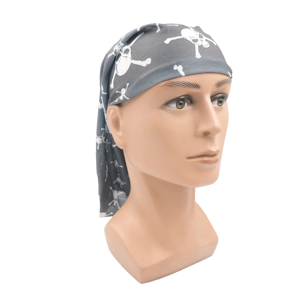 Skull Pattern Seamless Breathable Neck Warmer Gaiter Men Cycling Bandana Women Running Hiking Tube Scarf Sunshield Face Mask