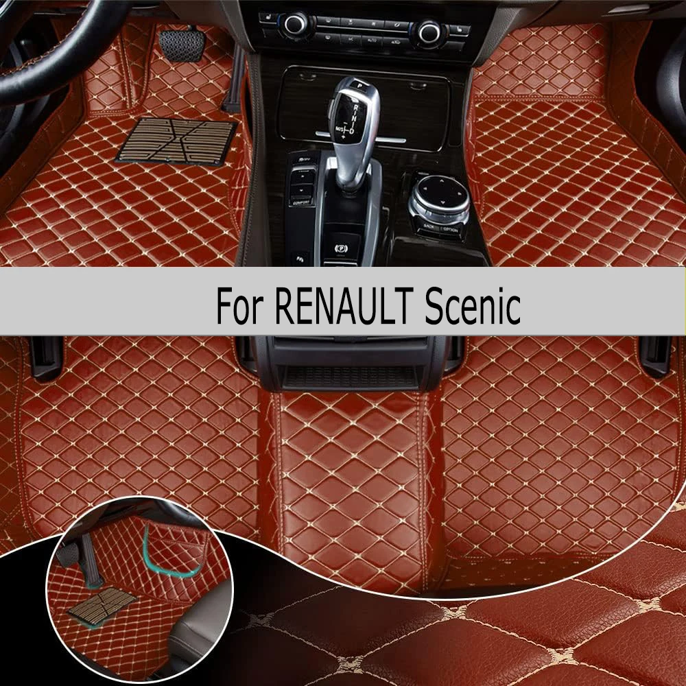 

Custom Car Floor Mat For RENAULT Scenic 2004-2010 Year Upgraded Version Foot Coche Accessories Carpets