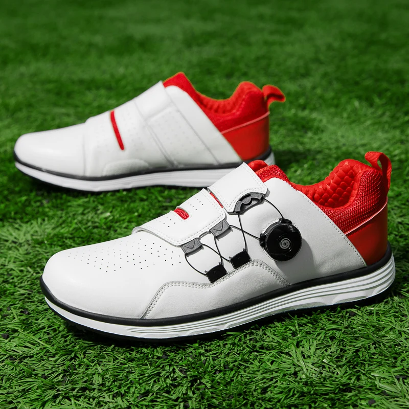 Professional Golf Shoes Men Waterproof Non-slip Golf Sneakers Women Outdoor Walking Golfing Footwear Athletic Golf Spikes Shoes