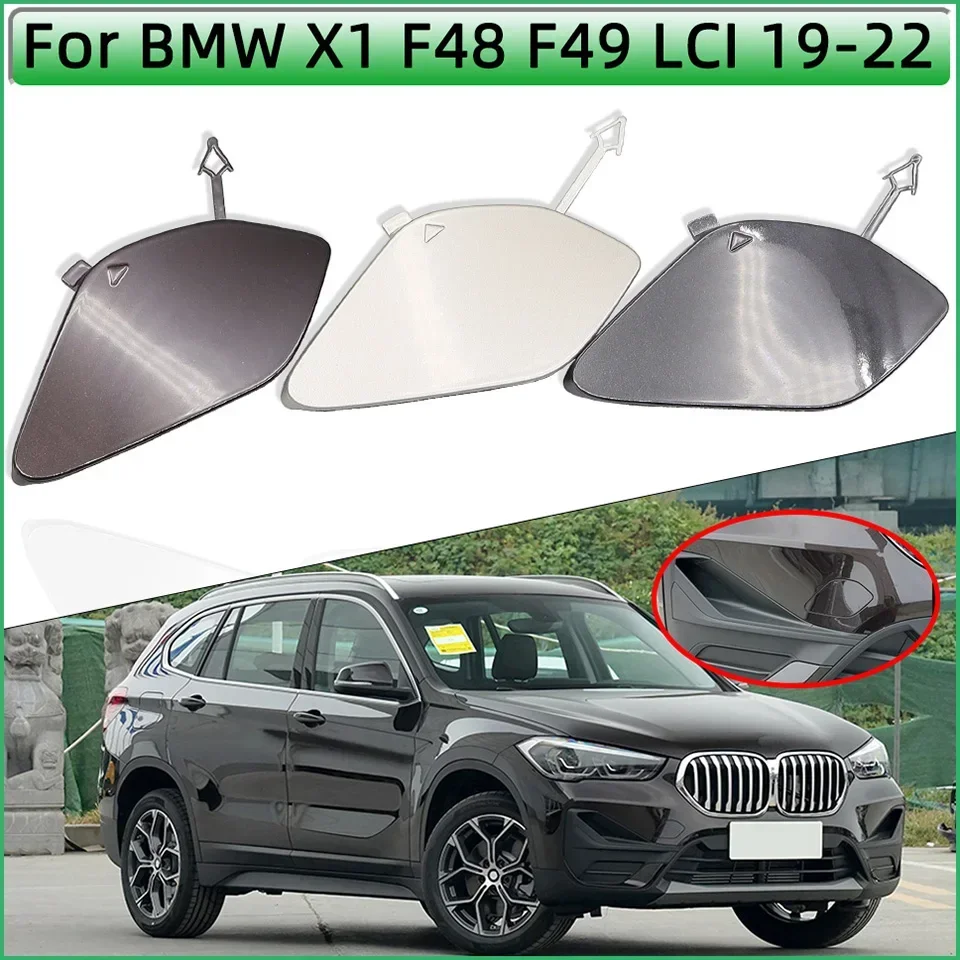 Car Front Bumper Tow Hook Cover Towing Eye Cap For BMW X1 F48 F49 LCI Hight Quality Paitend OEM:51119451693