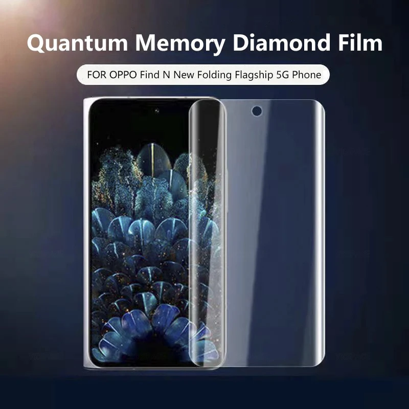 2 in 1 Inner Front Frosted Matte Hydrogel Film For OPPO Find N 2 3 N2 N3 Oneplus OPEN 5G HD Clear TPU Soft Screen Protector - 5