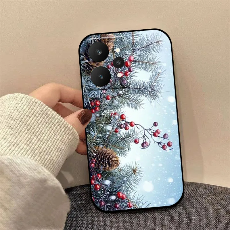 Festive Christmas Style Soft Silicone Phone Case Cover