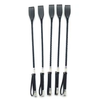 Riding Crop Durable Equestrian Training PU Leather Outdoor Portable Pointer Lightweight Non Slip With Handle Horse Whip Racing 1