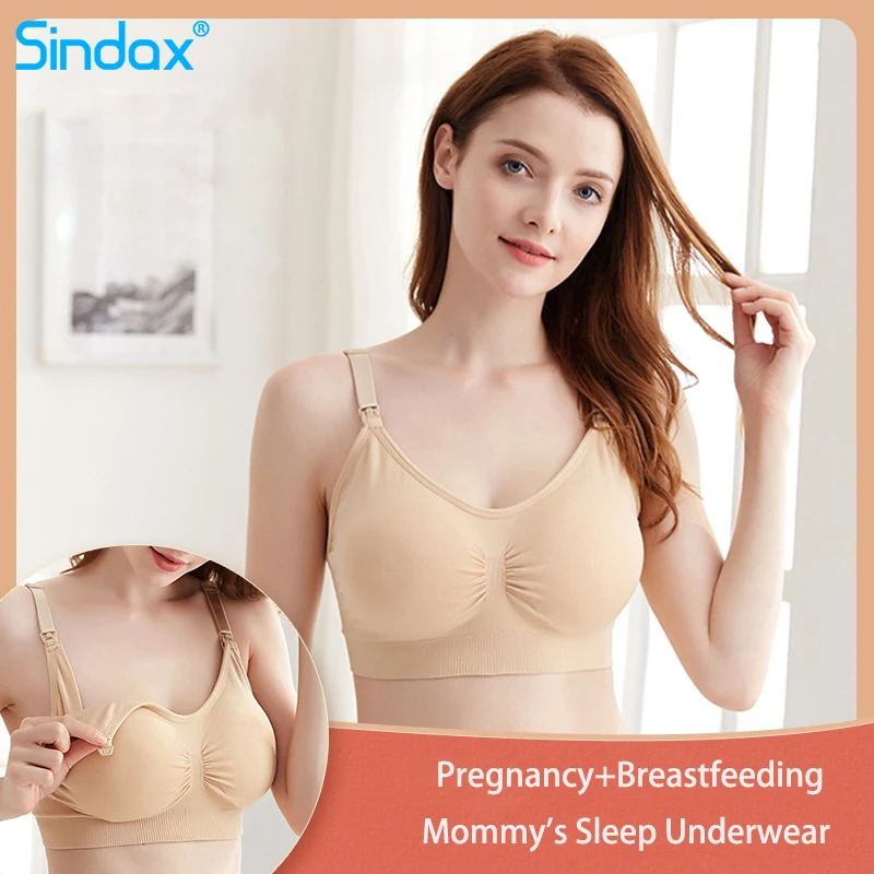 

Nursing Bras Maternity Breastfeeding Bra Soft Cotton Front Open Nursing Bra Pregnant Women Pregnancy Underwear Breast Feeding