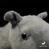 Giant Rhino High Fidelity Anime Paraceratherium Plushie Indricotheres Plush Toys Lifelike Animals Simulation Stuffed Doll Toy 5