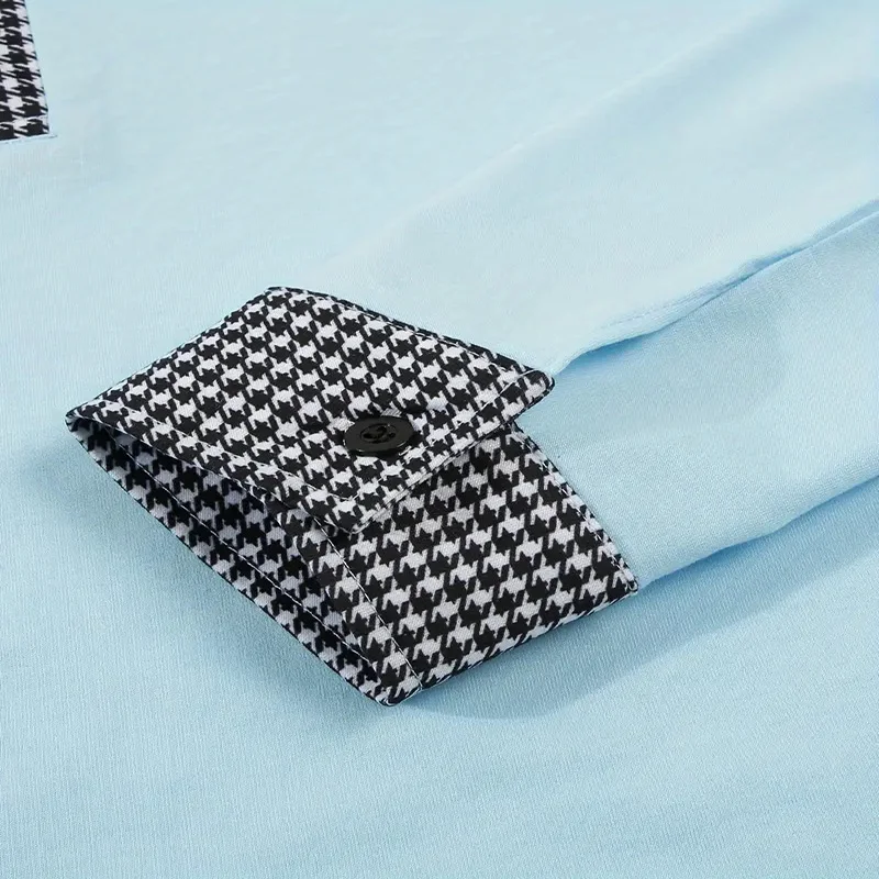 Spring and Autumn Men's Long Sleeve Polo Shirt Classic Business Office T-shirt Male Street Casual Fashion Solid Color Top