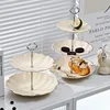 Fruit plate living room home coffee table multilayer afternoon tea dessert cake plate dessert display shelf luxury. 4