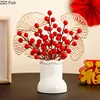 Creative Snow Boots Shape Ceramic Vase Desk Decoration Flowers Arrangement Artificial Berries Decorative Vases Modern Home Decor 4