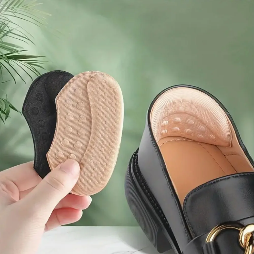 2/4pcs Shoes Heel Pad Insoles Patch Heel Pads Adjustable Size Pad Pain Relief Cushion Insert Insole Protector Stickers