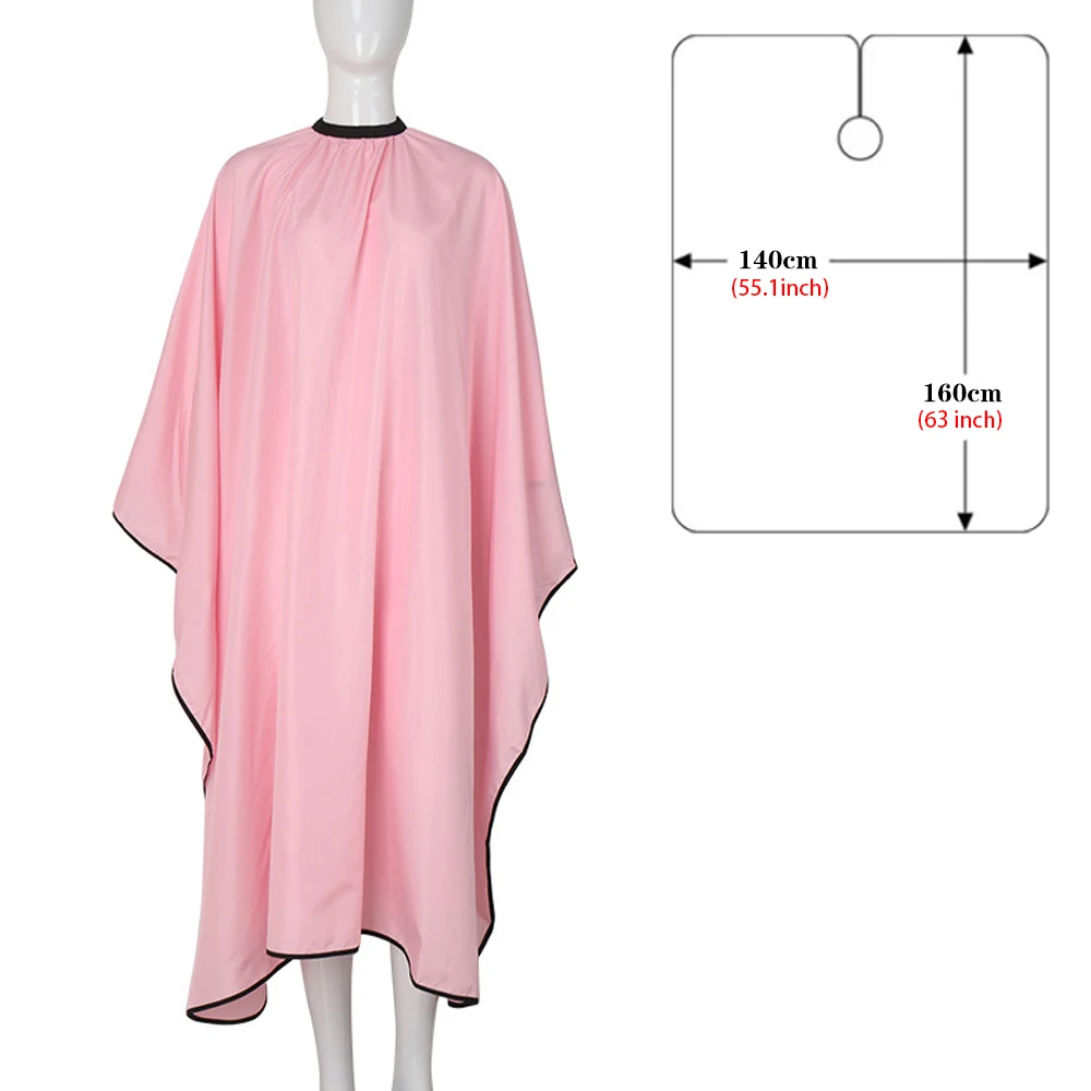 Premium Salon Haircutting Cape with Elastic Band and Hook Closure – 140x160cm Adult Hairdressing Cape