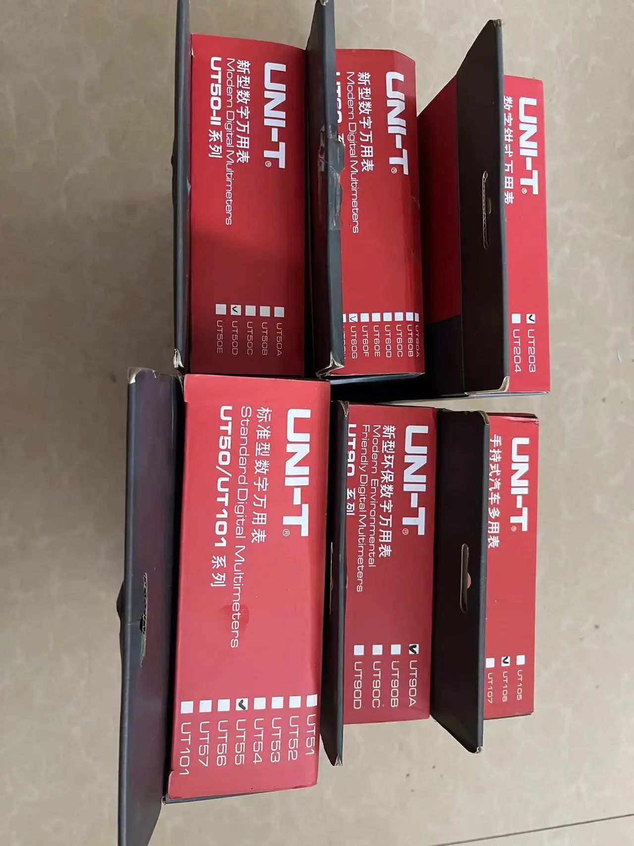 UNI-T UT203 UT205 UT209 UT61A UT55 플러스 클램프 미터 디지..