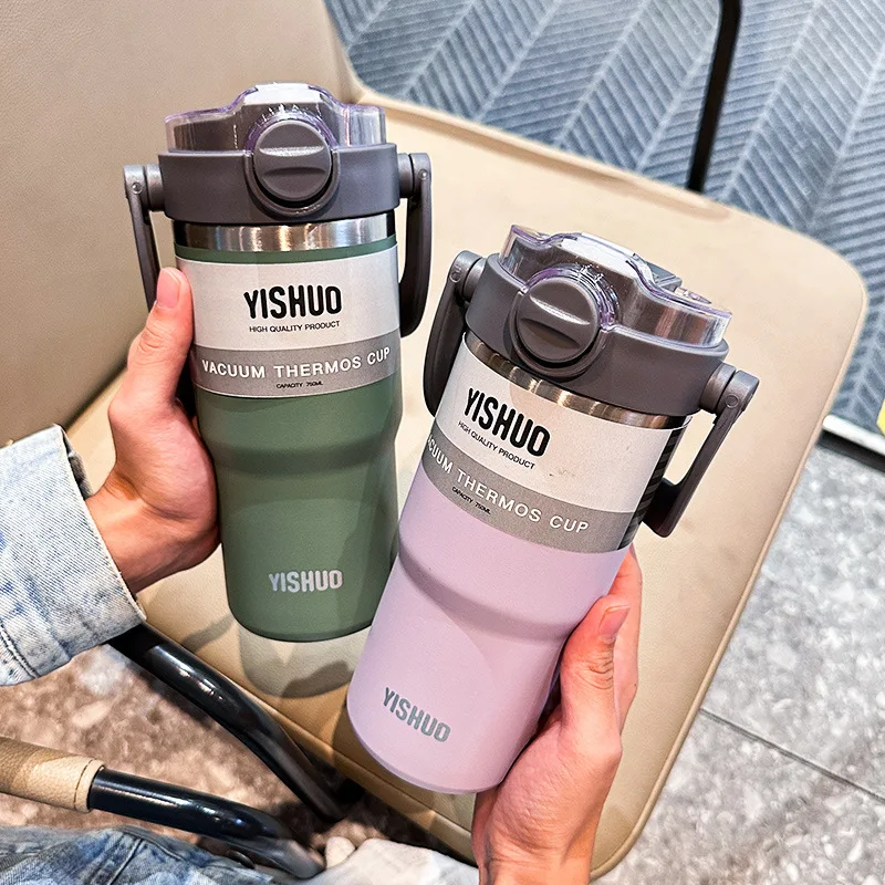 Thermos Bottle Large Capacity Insulated Cup Coffee Thermal Mug Drink Car  Tumbler 316 stainless steel material Thermos Bottle