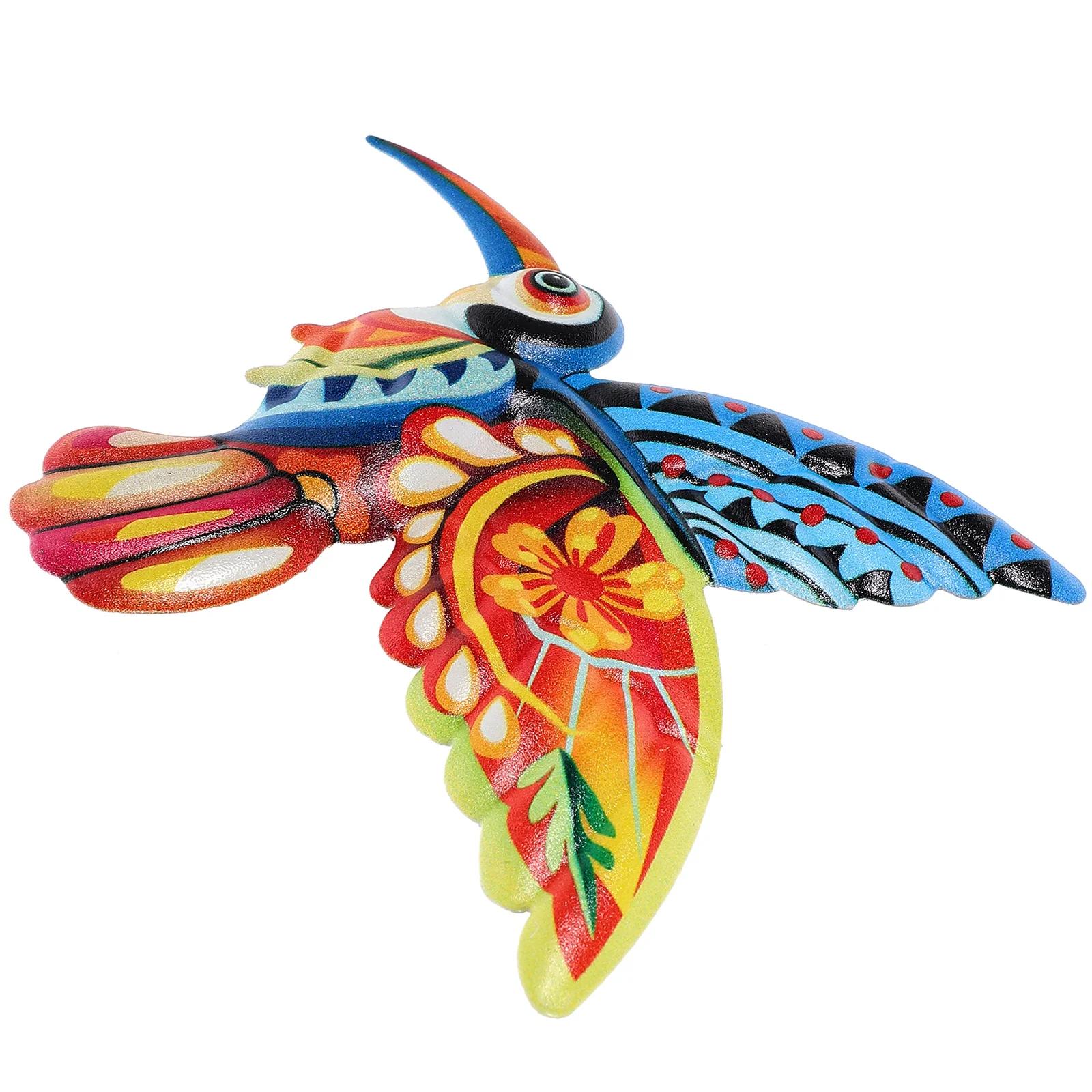 

Wrought Iron Hummingbird Wall Hanging Metal Art Decors Exquisite Ornament Outdoor Birthday Decoration for Girl