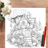 Fairy Castle Coloring Book 20 Page Gift For Birthday Party Relieve Stress Kill Time Graffiti Painting Drawing Art Book 4