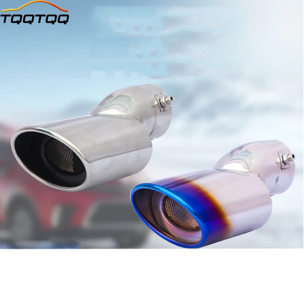 Stainless Steel Exhaust Muffler End Tail Pipe Outlet Tips For Honda