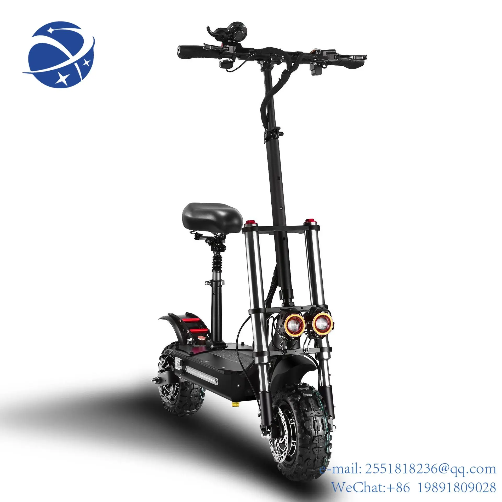 

YYHC 5600W 11 Inch 60V Electric Scooter Foldable E Scooter Dual Electric Motorcycle 60-85km/h Longboard For BOYUEDA S3